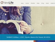 Tablet Screenshot of newlifepoland.com